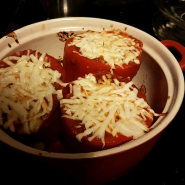 Mom's Sloppy Joe Stuffed Peppers