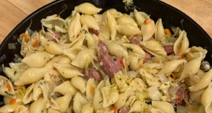 Pasta with Kielbasa and Sauerkraut