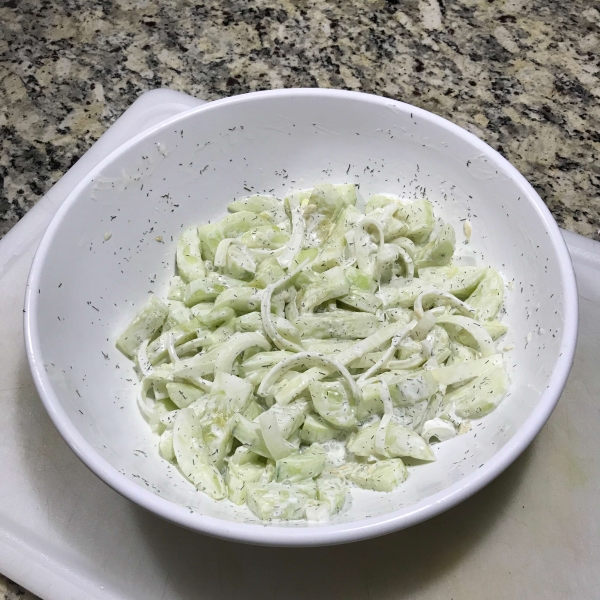 Dill Cucumber Salad