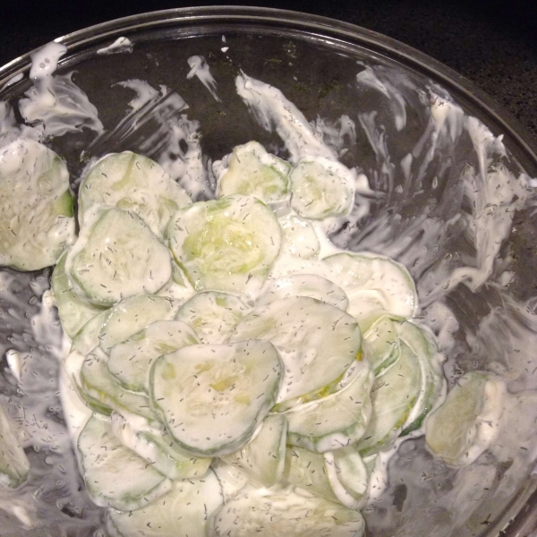 Dill Cucumber Salad