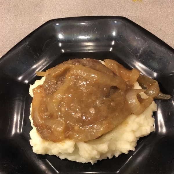 Hamburger Steak with Onions and Gravy