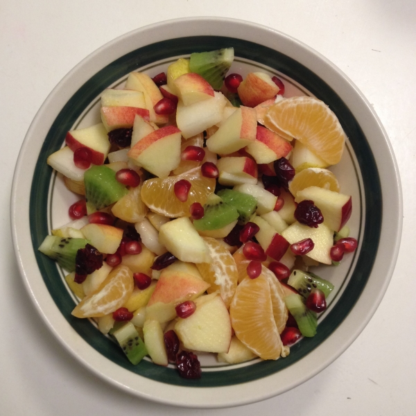 Colorful Winter Fruit Salad