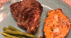 Mustard-Crusted Crispy Chicken Thighs