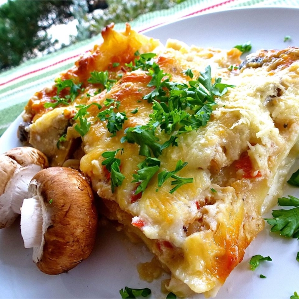 Gina's Creamy Mushroom Lasagna