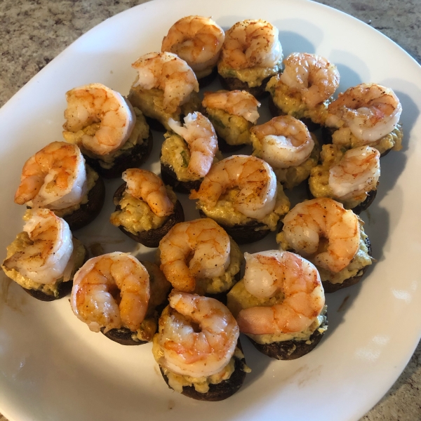 The Best Seafood Stuffed Mushrooms