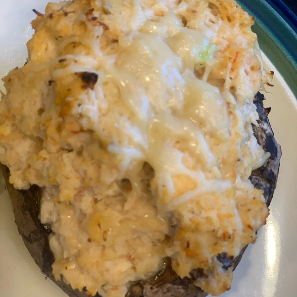 The Best Seafood Stuffed Mushrooms