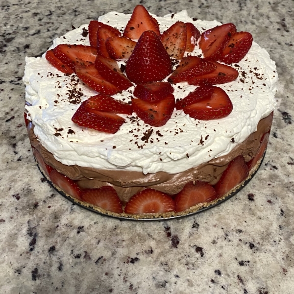 Strawberry Chocolate Mousse Cake