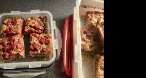 Rhubarb Shortbread Bars