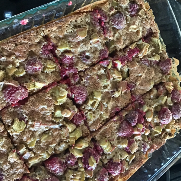 Rhubarb Shortbread Bars