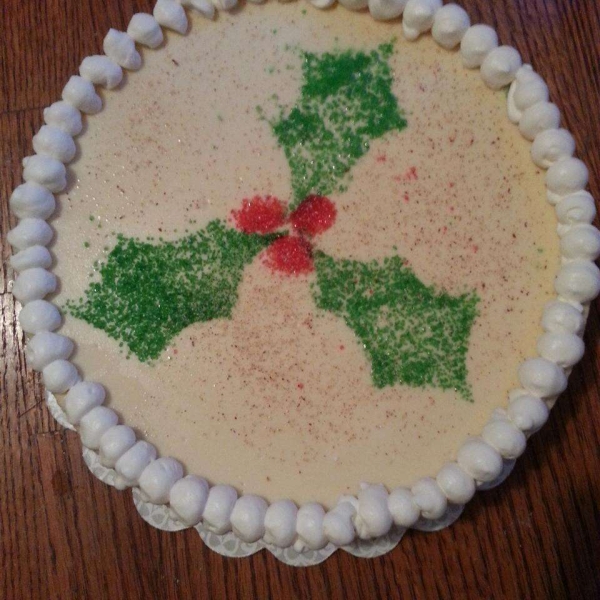 Kim's Eggnog Cheesecake