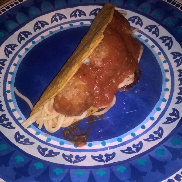 Spaghetti Tacos