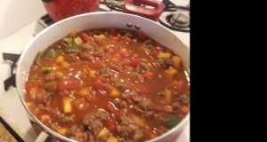 Stuffed Green Pepper Soup