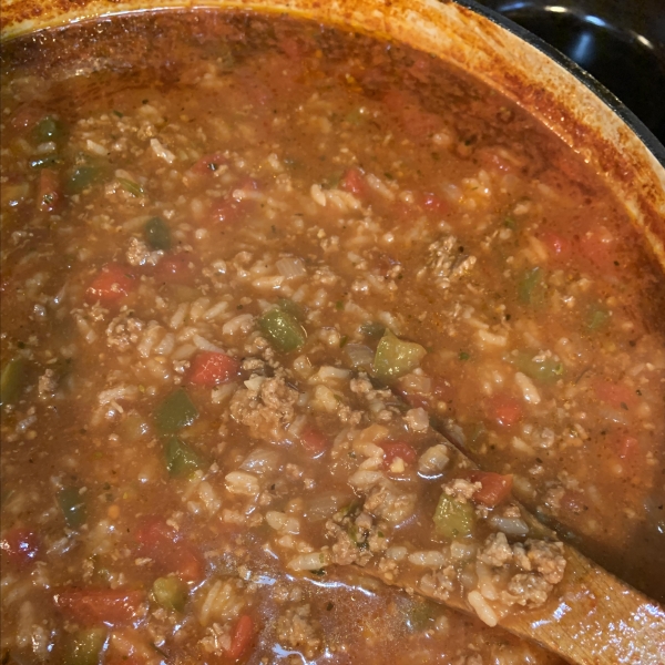 Stuffed Green Pepper Soup