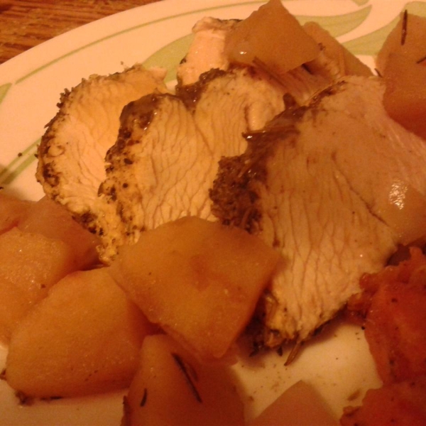 Apple Rosemary Pork Tenderloin