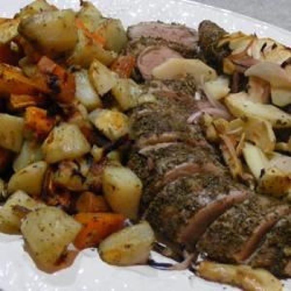 Apple Rosemary Pork Tenderloin