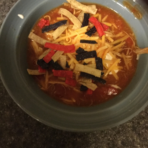 Quick and Easy Chicken Tortilla Soup