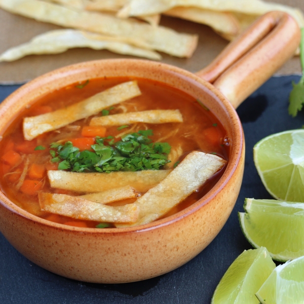 Quick and Easy Chicken Tortilla Soup