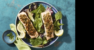 Parsley and Walnut-Crusted Salmon