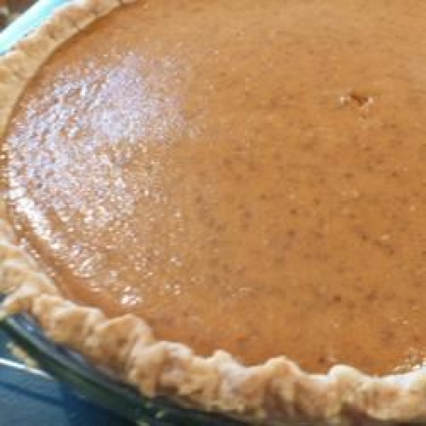 Mom's Spiced Pumpkin Pie