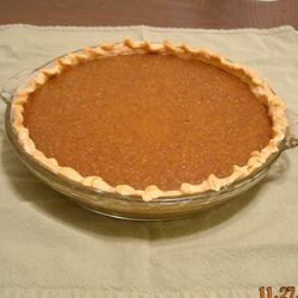 Mom's Spiced Pumpkin Pie