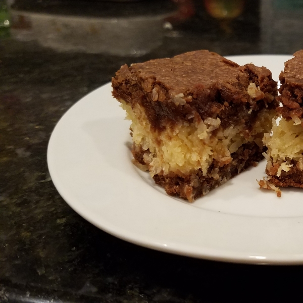 Coconut Macaroon Brownies