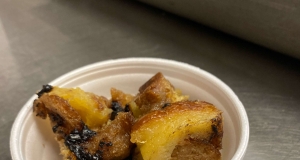 Pineapple Bread Pudding with Raisins