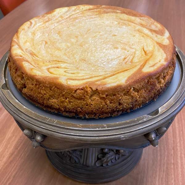 Marbled Pumpkin Cheesecake