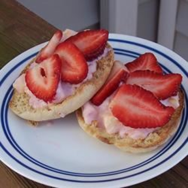 Fruit Stacked English Muffins