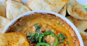 Baked Queso Dip with Ground Beef