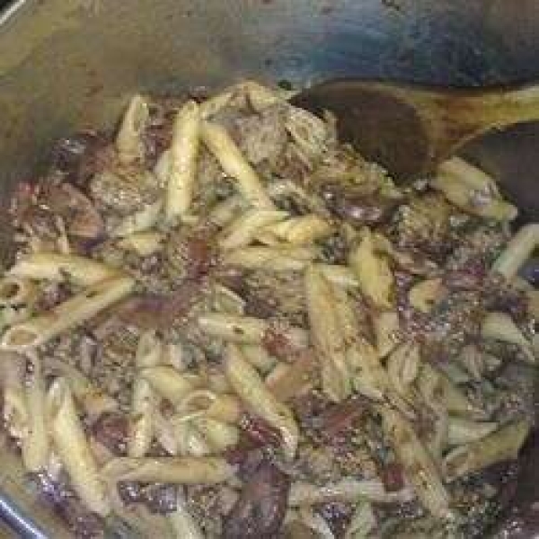 Penne with Sausage and Portobello Mushrooms