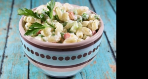 Macaroni Salad with Peas