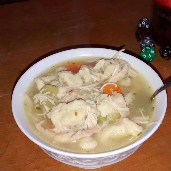 Spaetzle and Chicken Soup