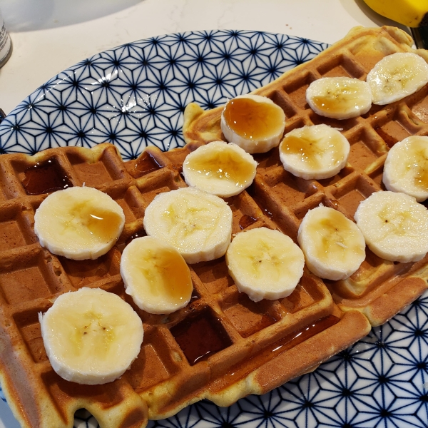 Fluffy Sour Cream Waffles