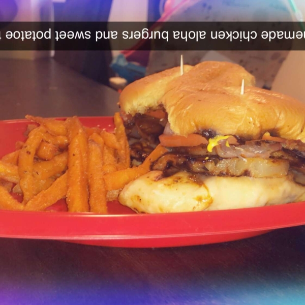 Aloha Chicken Burgers