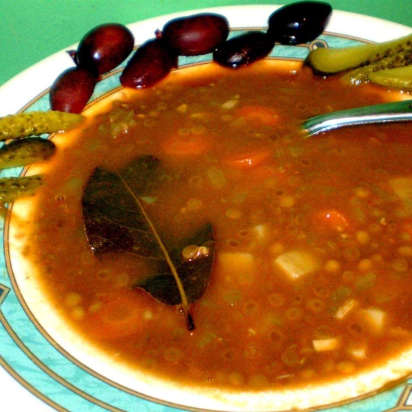 Hearty Lentil and Sausage Soup