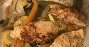 Oven-Grilled Chicken and Vegetables