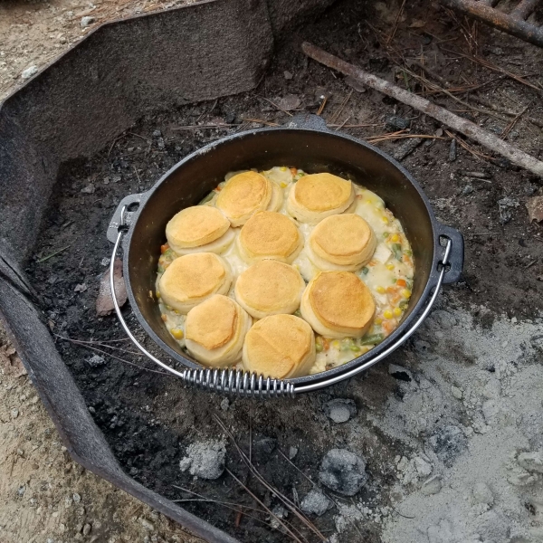 Campfire Chicken Pot Pie