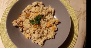 Butternut Squash and Shiitake Mushroom Wild Rice Risotto