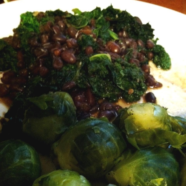 Kale and Adzuki Beans