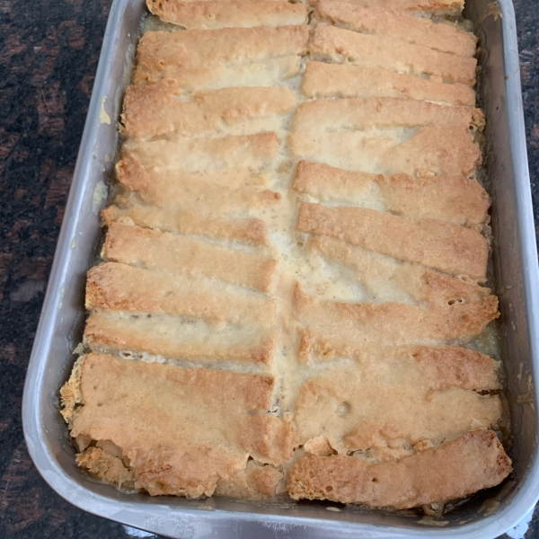 Too Easy Peach Cobbler