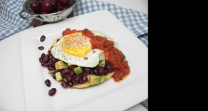 Black Bean Breakfast Tostadas