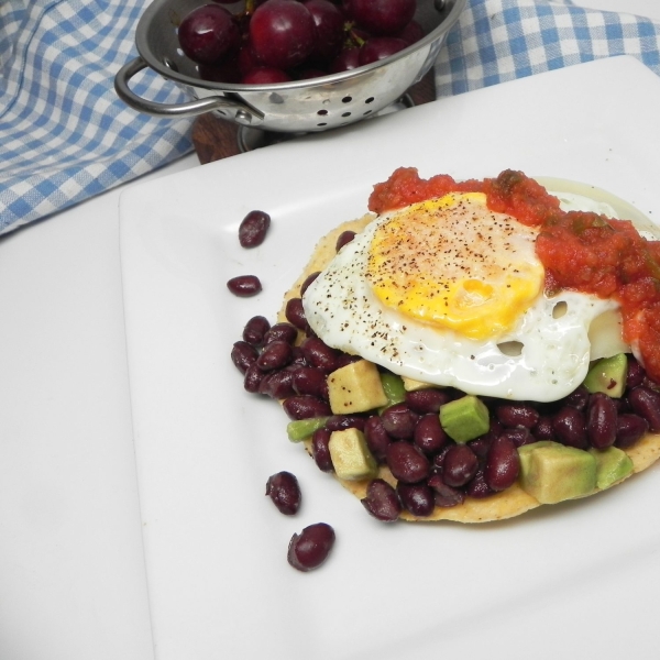 Black Bean Breakfast Tostadas