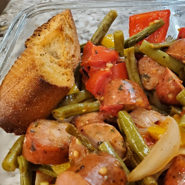 Italian Chicken Sausage and Peppers