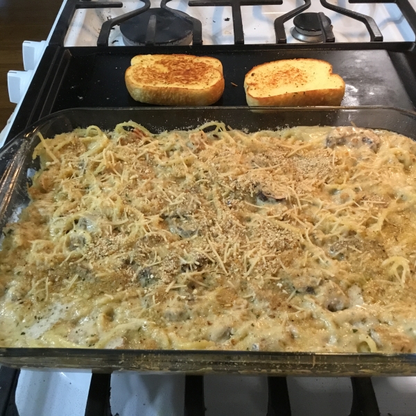 Baked Chicken Alfredo