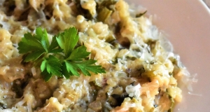 Slow Cooker Beet Green Risotto