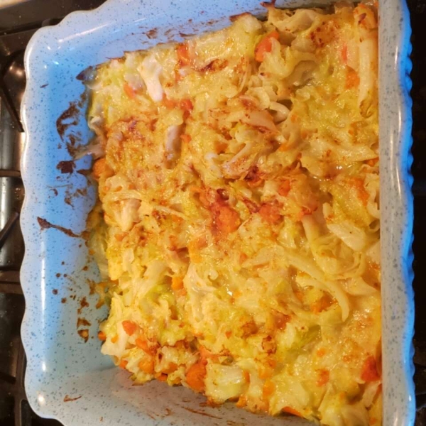 Cabbage-Carrot Casserole