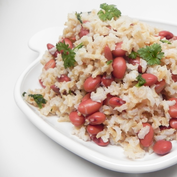 Cajun Meatless Red Beans and Brown Rice