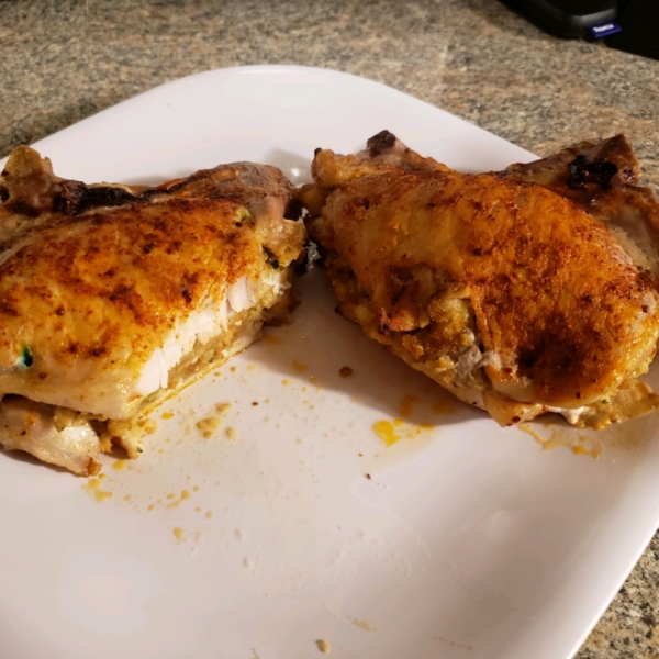 Oven-Baked Stuffed Pork Chops