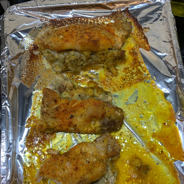 Oven-Baked Stuffed Pork Chops