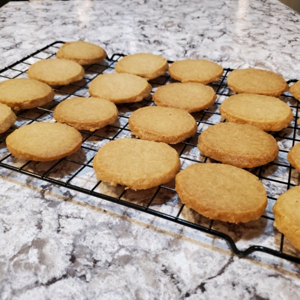 Brown Sugar Shortbread Cookies